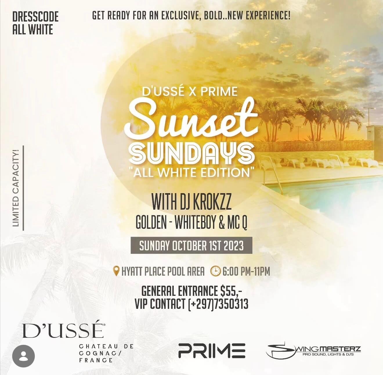 PRIME X DUSS’E: Sunset Sundays